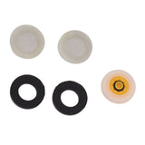 2 Set Silicone Shower Head Nozzles with Rubber Gasket Screen Flow Restrictor PTFE Tape Kit