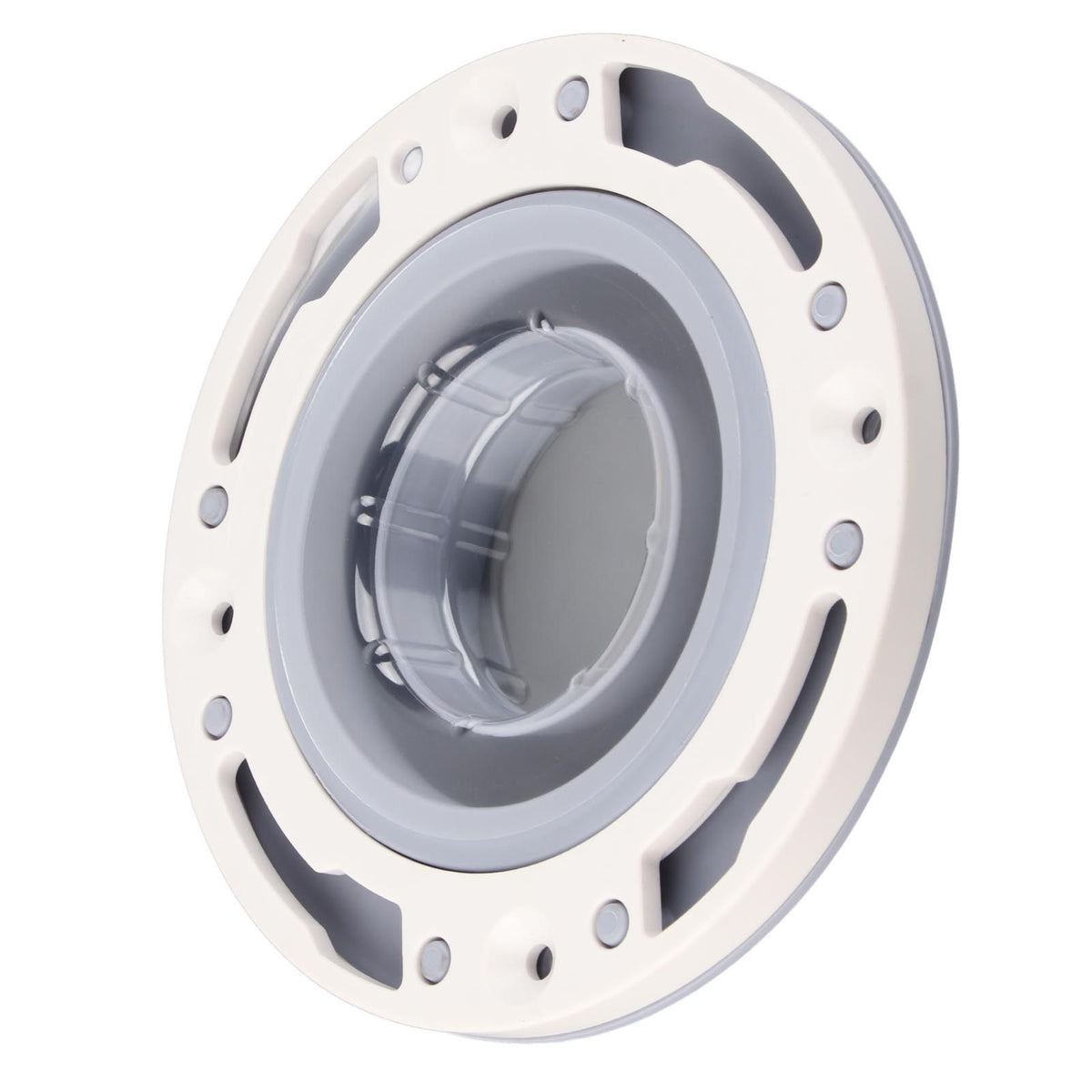 Toilet Flange Silicone and ABS Gray Universal Toilet Flange Replacement for 4in 5in Special 3in Waste Pipe