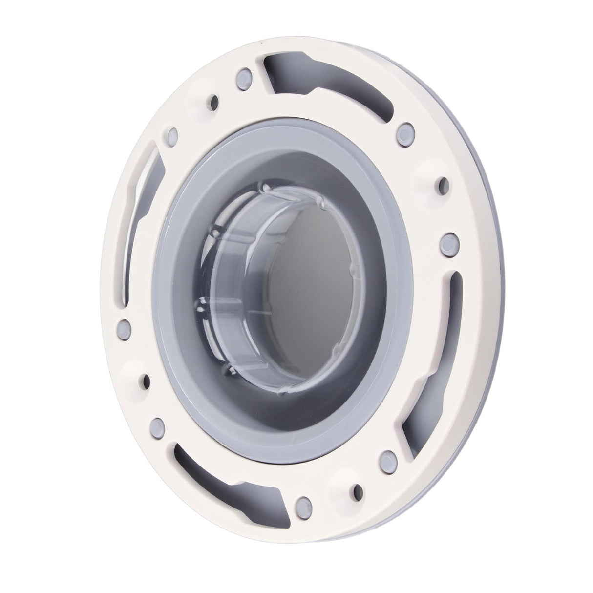 Toilet Flange Silicone and ABS Gray Universal Toilet Flange Replacement for 4in 5in Special 3in Waste Pipe