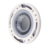 Toilet Flange Silicone and ABS Gray Universal Toilet Flange Replacement for 4in 5in Special 3in Waste Pipe - Top-Down View