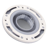 Toilet Flange Silicone and ABS Gray Universal Toilet Flange Replacement for 4in 5in Special 3in Waste Pipe