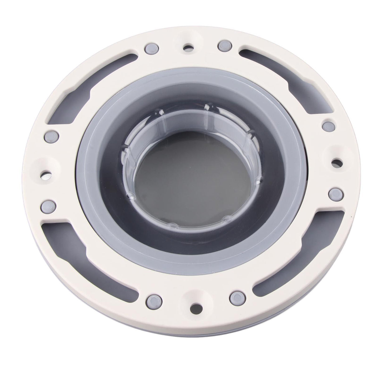 Toilet Flange Silicone and ABS Gray Universal Toilet Flange Replacement for 4in 5in Special 3in Waste Pipe