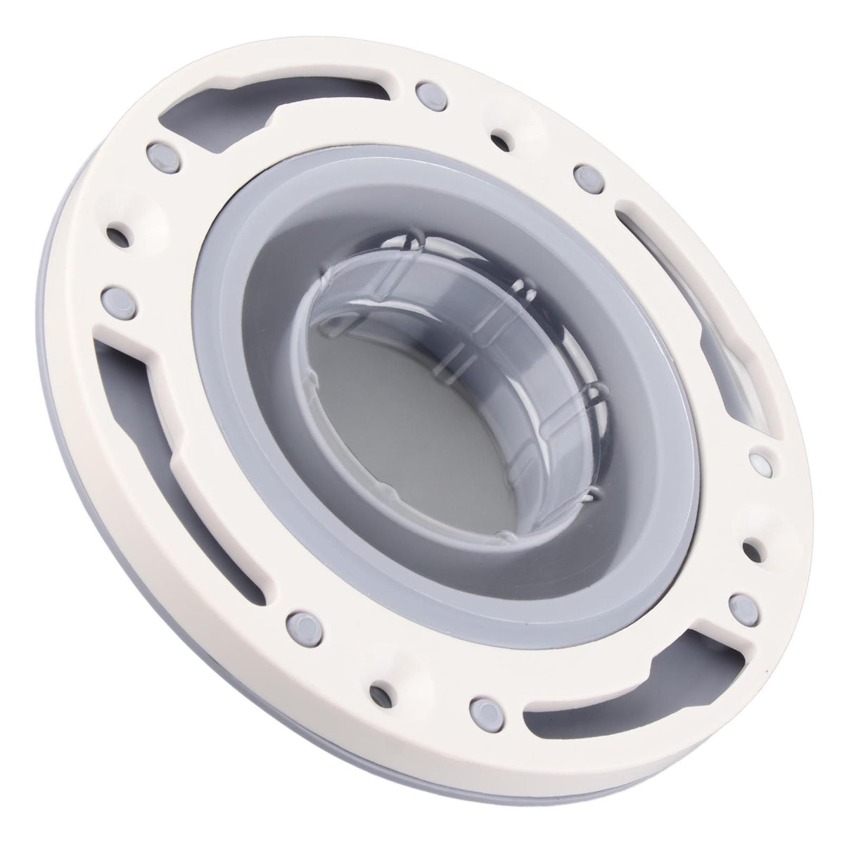 Toilet Flange Silicone and ABS Gray Universal Toilet Flange Replacement for 4in 5in Special 3in Waste Pipe