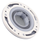 Toilet Flange Silicone and ABS Gray Universal Toilet Flange Replacement for 4in 5in Special 3in Waste Pipe - Extra Image