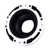 Toilet Flange Repair Kit Black Durable Silicone ABS Easy Installation Toilet Flange Replacement Kit for 4in 5in Pipe