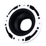 Toilet Flange Repair Kit Black Durable Silicone ABS Easy Installation Toilet Flange Replacement Kit for 4in 5in Pipe