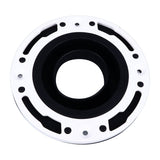 Toilet Flange Repair Kit Black Durable Silicone ABS Easy Installation Toilet Flange Replacement Kit for 4in 5in Pipe