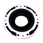 Toilet Flange Repair Kit Black Durable Silicone ABS Easy Installation Toilet Flange Replacement Kit for 4in 5in Pipe