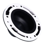 Toilet Flange Repair Kit Black Durable Silicone ABS Easy Installation Toilet Flange Replacement Kit for 4in 5in Pipe - Top-Down View