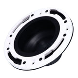 Toilet Flange Repair Kit Black Durable Silicone ABS Easy Installation Toilet Flange Replacement Kit for 4in 5in Pipe