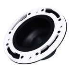Toilet Flange Repair Kit Black Durable Silicone ABS Easy Installation Toilet Flange Replacement Kit for 4in 5in Pipe