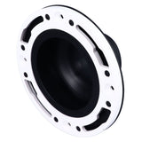 Toilet Flange Repair Kit Black Durable Silicone ABS Easy Installation Toilet Flange Replacement Kit for 4in 5in Pipe