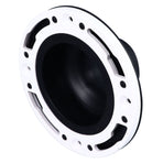 Toilet Flange Repair Kit Black Durable Silicone ABS Easy Installation Toilet Flange Replacement Kit for 4in 5in Pipe