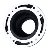 Toilet Flange Repair Kit Black Durable Silicone ABS Easy Installation Toilet Flange Replacement Kit for 4in 5in Pipe - Close-Up Angle