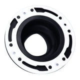 Toilet Flange Repair Kit Black Durable Silicone ABS Easy Installation Toilet Flange Replacement Kit for 4in 5in Pipe