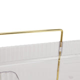 3 Tier Makeup Shelf Organizer Easy Access Aesthetic Corner Bathroom Countertop Organizer for Cosmetics Skincare Transparent