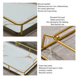 Bathroom Vanity Tray Modern Stylish Anti Slip Kitchen Sink Countertop Storage Organizer S White - Extra Image