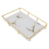 Bathroom Vanity Tray Modern Stylish Anti Slip Kitchen Sink Countertop Storage Organizer L White