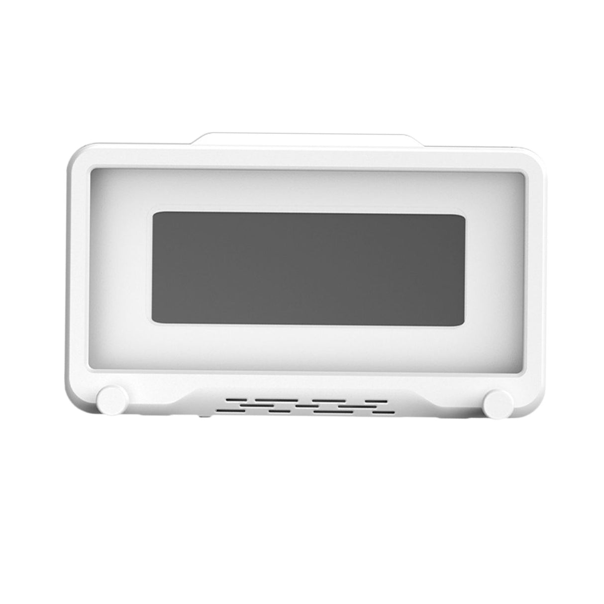 Shower Cell Phone Holder Bathroom 360 Degree Rotatable Drill Free Waterproof Wall Mounted Cell Phone Case White