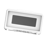 Shower Cell Phone Holder Bathroom 360 Degree Rotatable Drill Free Waterproof Wall Mounted Cell Phone Case White - Side View