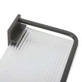 30cm Bathroom Wall Mounted Shelf Space Aluminum Acrylic Towel Rack Bathroom Storage Rack Grey - Extra Image