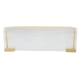 Floating Shelf Space Aluminum Acrylic Wall Mounted Decorative Storage Shelf for Kitchen Bathroom Living Room Bedroom Gold