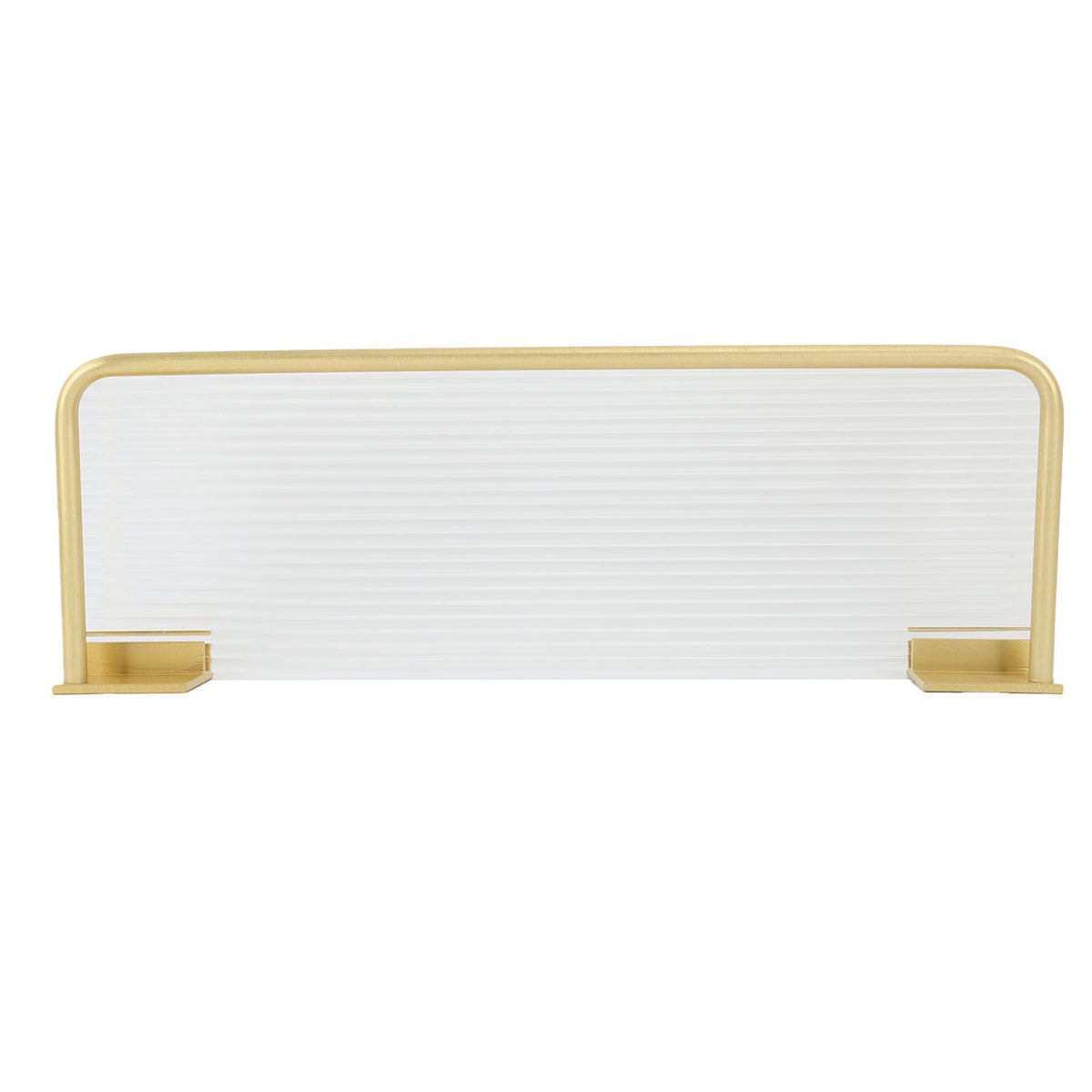 Floating Shelf Space Aluminum Acrylic Wall Mounted Decorative Storage Shelf for Kitchen Bathroom Living Room Bedroom Gold