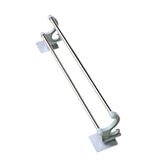 Double Towel Bar Plastic Stainless Steel Bath Towel Rack for Bathroom Double Towel Holder Wall Mount Towel Hanger Green - Top-Down View