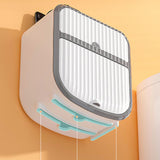 Toilet Paper Holder Wall Mounted Bathroom Tissue Roll Paper Towel Holder Tissue Dispensers for Household White