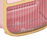 Toilet Paper Holder Wall Mounted Bathroom Tissue Roll Paper Towel Holder Tissue Dispensers for Household Pink - Extra Image