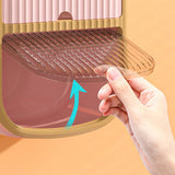 Toilet Paper Holder Wall Mounted Bathroom Tissue Roll Paper Towel Holder Tissue Dispensers for Household Pink
