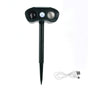 Solar Powered Animal Repeller Ultrasonic Mouse Repeller with 3 Gears Function for Outdoor Garden