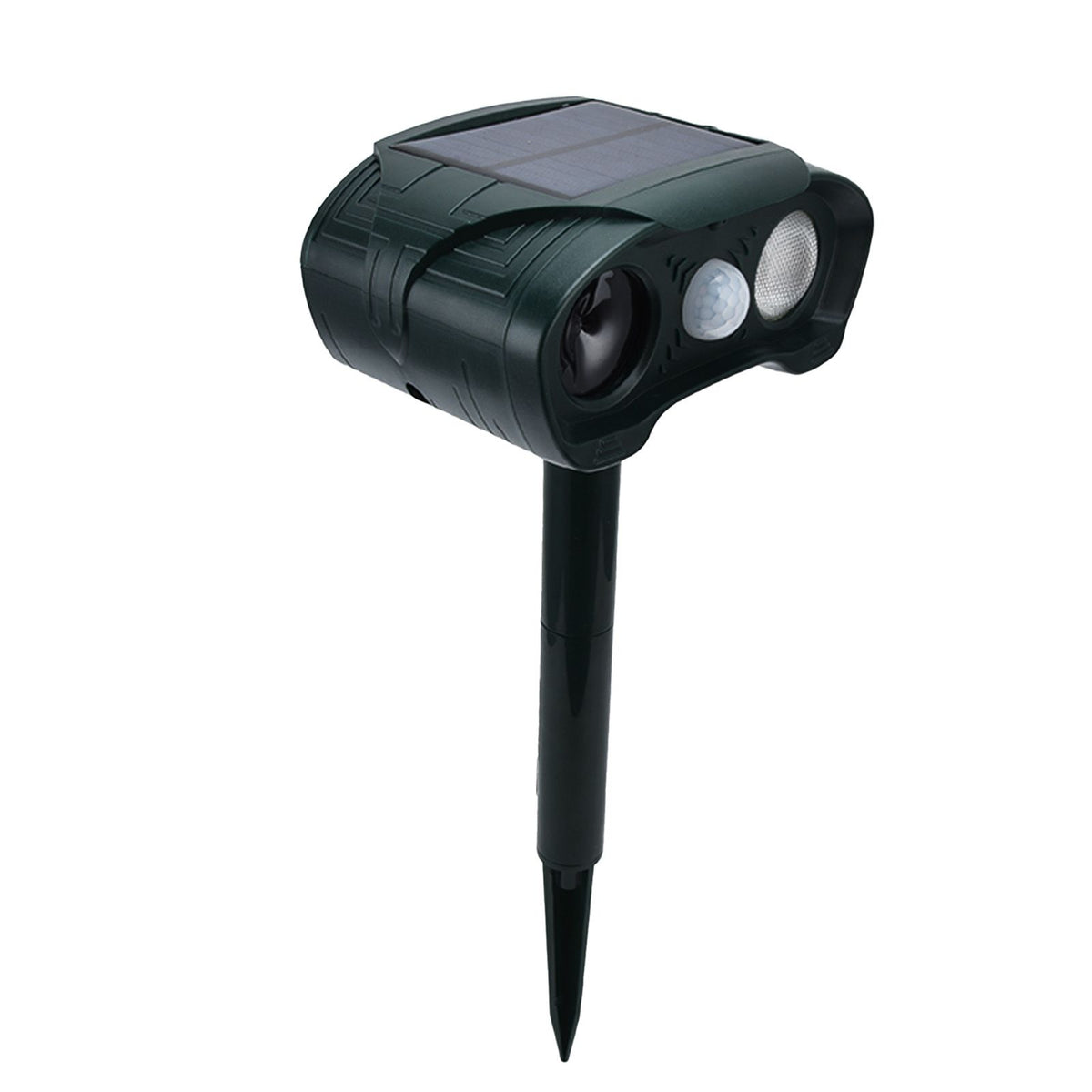 Solar Powered Animal Repeller Ultrasonic Mouse Repeller with 3 Gears Function for Outdoor Garden