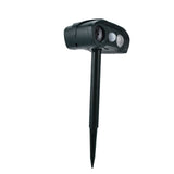 Solar Powered Animal Repeller Ultrasonic Mouse Repeller with 3 Gears Function for Outdoor Garden - Side View