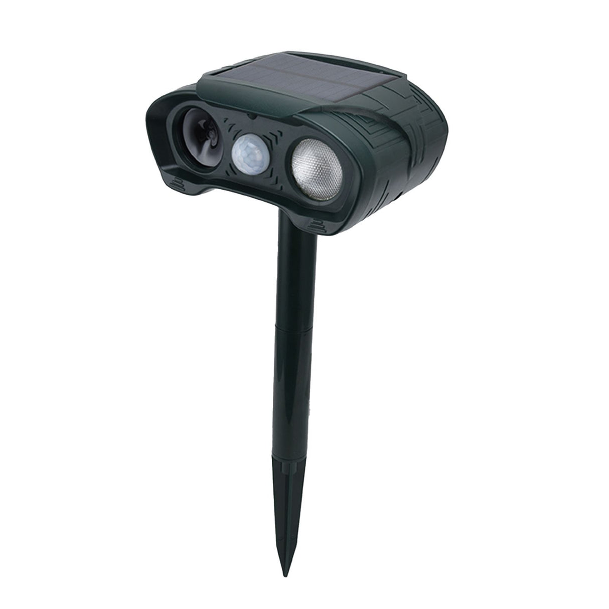 Solar Powered Animal Repeller Ultrasonic Mouse Repeller with 3 Gears Function for Outdoor Garden