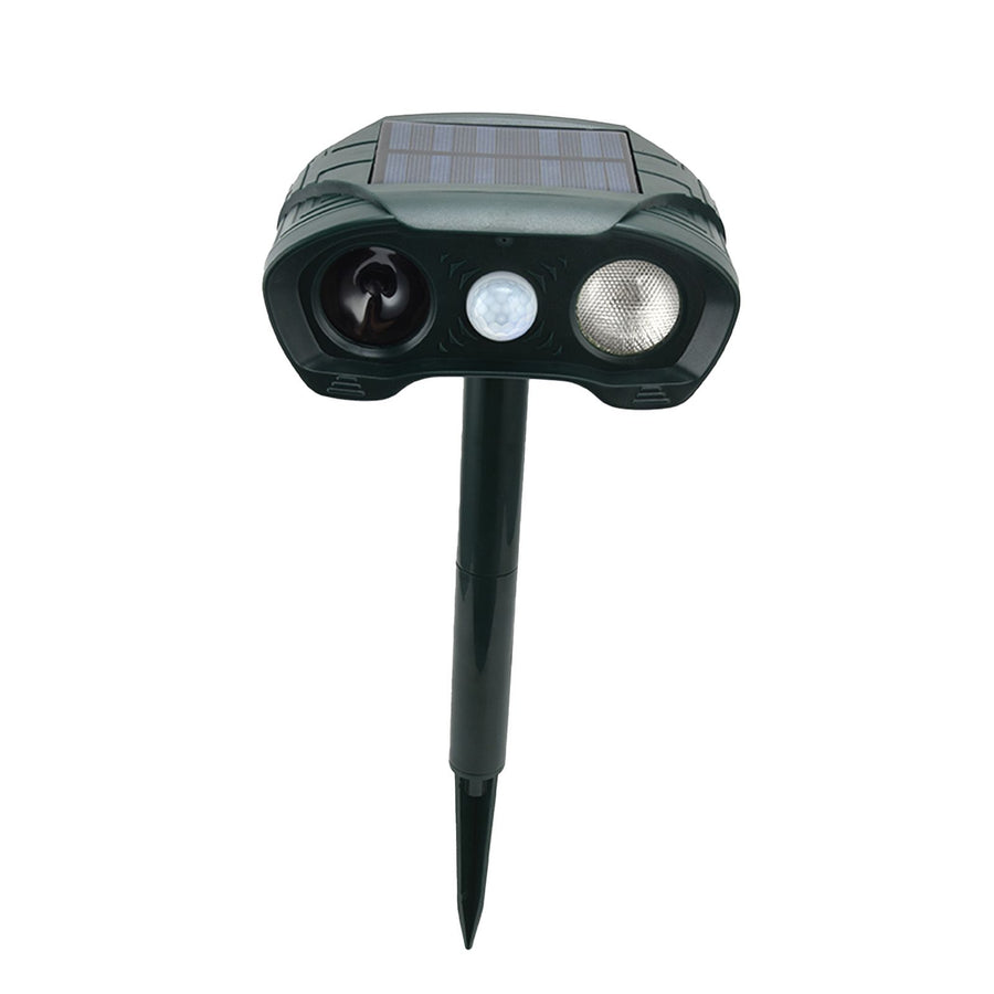 Solar Powered Animal Repeller Ultrasonic Mouse Repeller with 3 Gears Function for Outdoor Garden