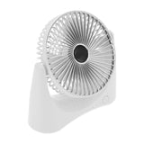 Mini Desktop Fan USB Charging 3 Speed Adjustable Cooling Fan for Home Office Living Room - Front View