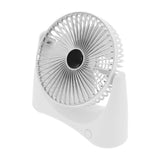 Mini Desktop Fan USB Charging 3 Speed Adjustable Cooling Fan for Home Office Living Room - Side View