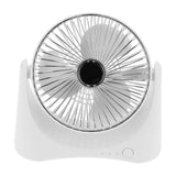 Mini Desktop Fan USB Charging 3 Speed Adjustable Cooling Fan for Home Office Living Room - Top-Down View