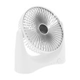 Mini Desktop Fan USB Charging 3 Speed Adjustable Cooling Fan for Home Office Living Room