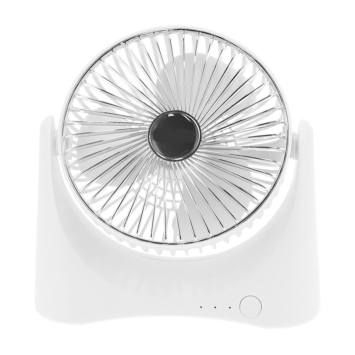 Mini Desktop Fan USB Charging 3 Speed Adjustable Cooling Fan for Home Office Living Room