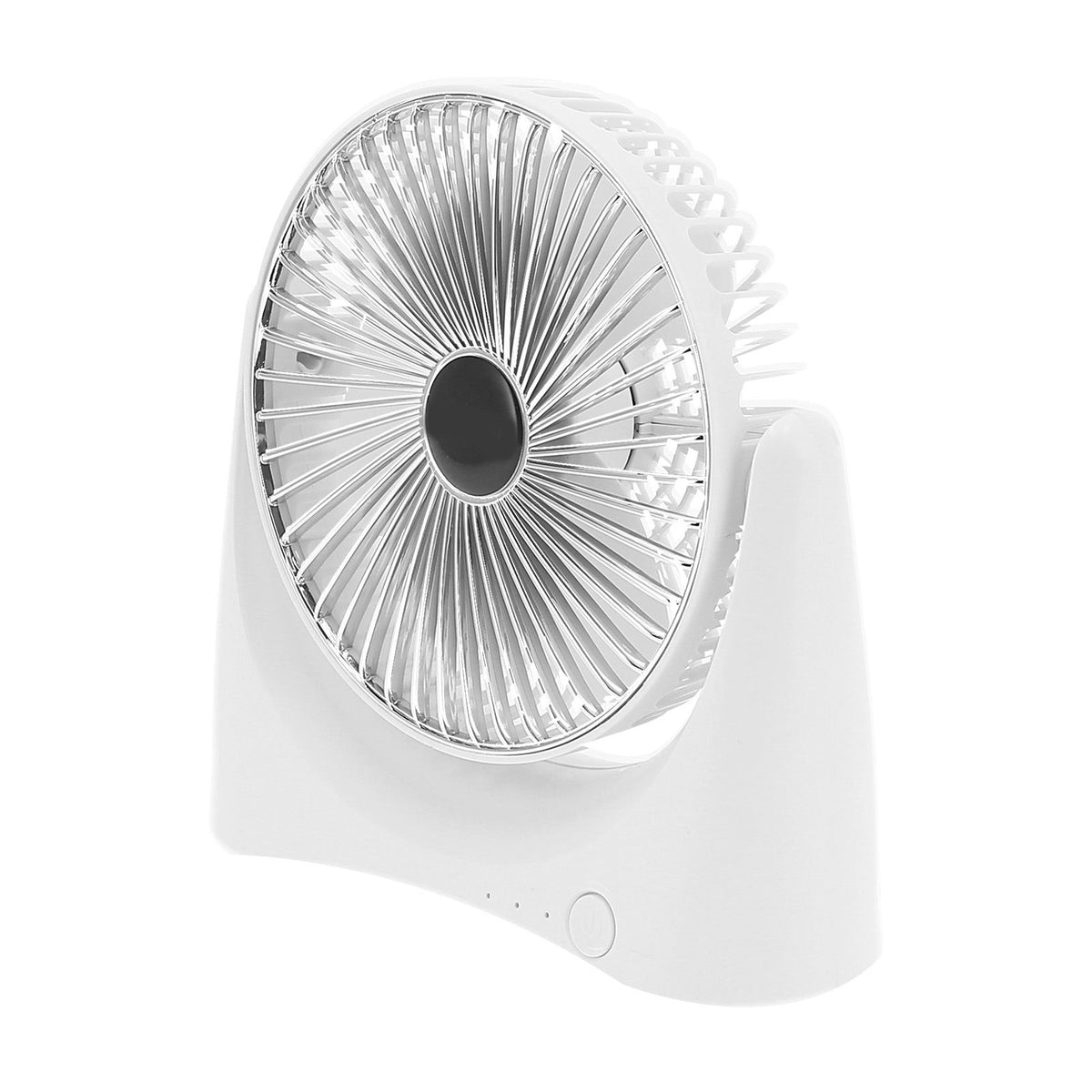 Mini Desktop Fan USB Charging 3 Speed Adjustable Cooling Fan for Home Office Living Room