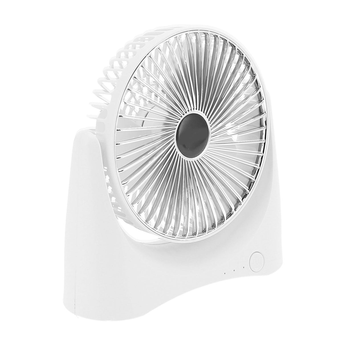 Mini Desktop Fan USB Charging 3 Speed Adjustable Cooling Fan for Home Office Living Room