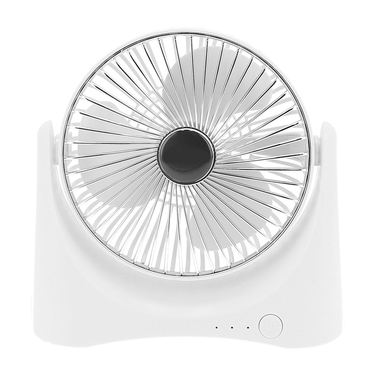 Mini Desktop Fan USB Charging 3 Speed Adjustable Cooling Fan for Home Office Living Room