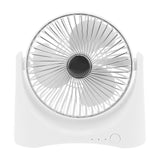 Mini Desktop Fan USB Charging 3 Speed Adjustable Cooling Fan for Home Office Living Room
