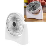 Mini Desktop Fan USB Charging 3 Speed Adjustable Cooling Fan for Home Office Living Room