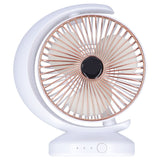 Mini Portable Fan USB Charging Fan Desktop Table Fan Adjustable Air Circulating Fan for Home Office Travel Outdoor Summer Gift