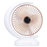 Mini Portable Fan USB Charging Fan Desktop Table Fan Adjustable Air Circulating Fan for Home Office Travel Outdoor Summer Gift - Close-Up Angle