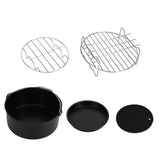Fryer Accessories Pizza Pan Cake Pan Silicone Pad Skewers Grill Rack Baking Tray for 7in Fryer