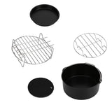 Fryer Accessories Pizza Pan Cake Pan Silicone Pad Skewers Grill Rack Baking Tray for 7in Fryer
